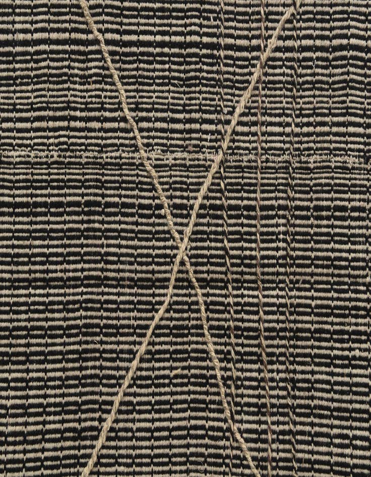 Detail image of  8' 8 x 11' 9  Hand Knotted Moroccan Wool Rug