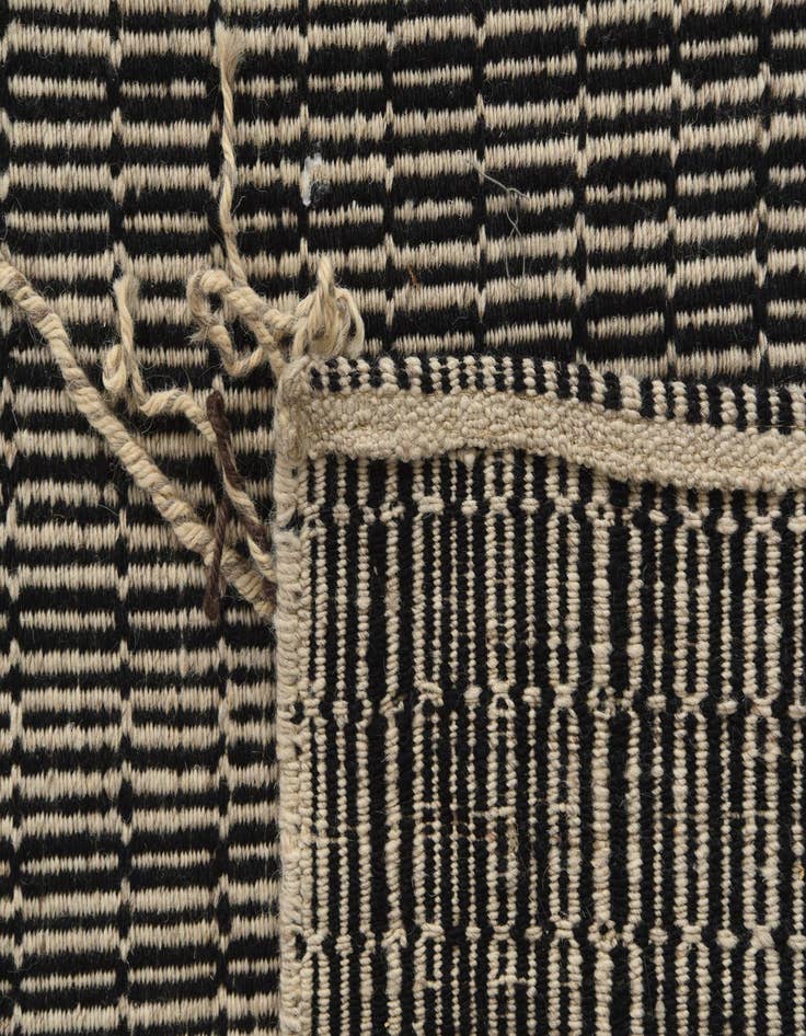 Detail image of  8' 8 x 11' 9  Hand Knotted Moroccan Wool Rug