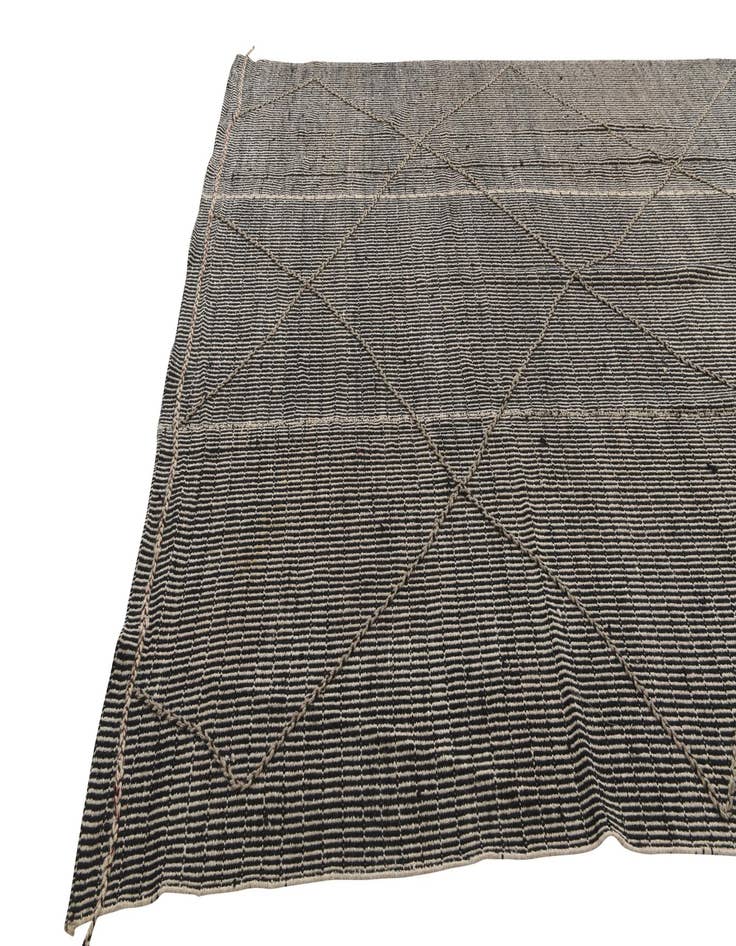 Detail image of  9' 5 x 14' 3  Hand Knotted Moroccan Wool Rug