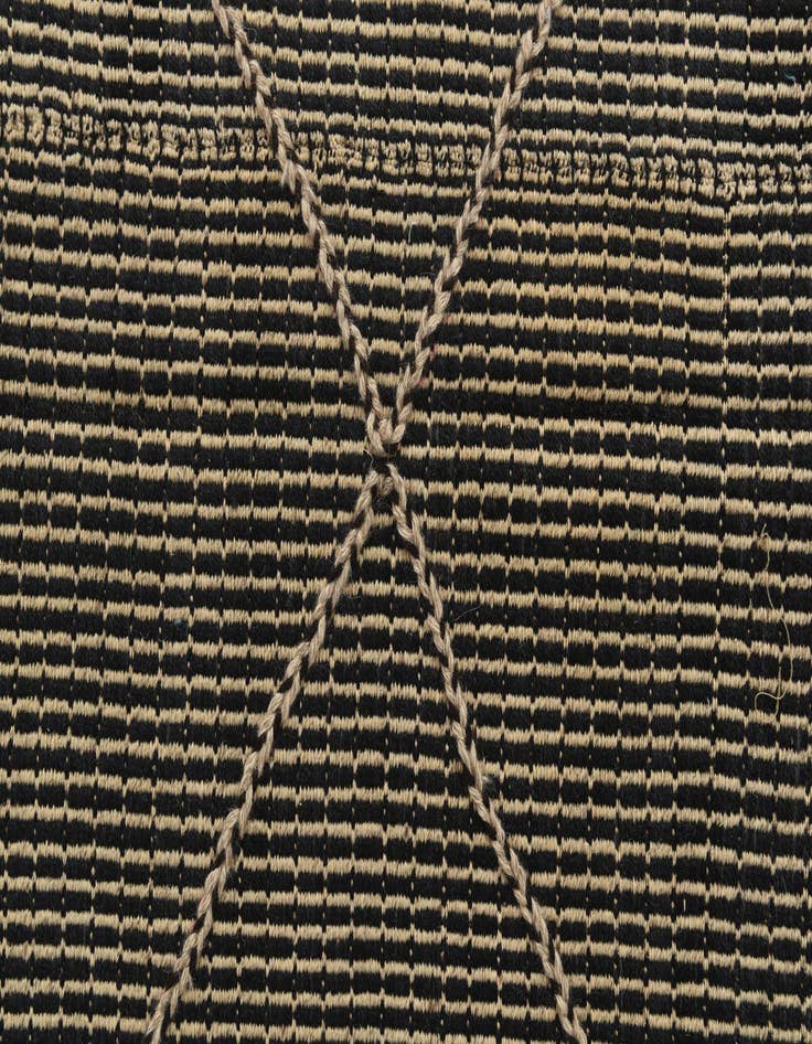 Detail image of  9' 1 x 10'  Hand Knotted Moroccan Wool Rug
