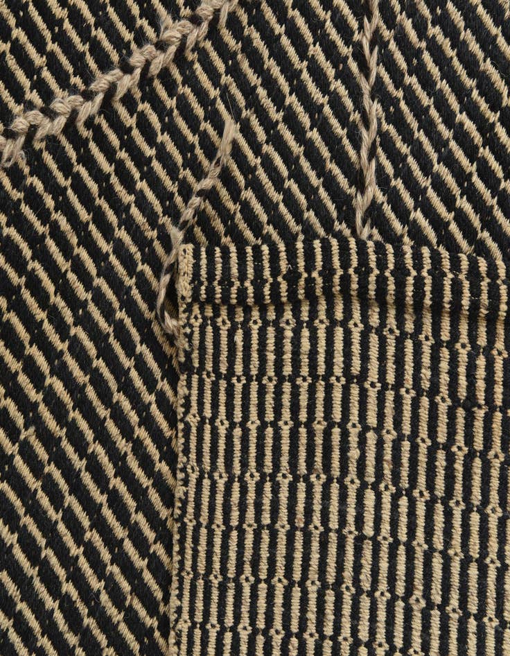 Detail image of  9' 1 x 10'  Hand Knotted Moroccan Wool Rug