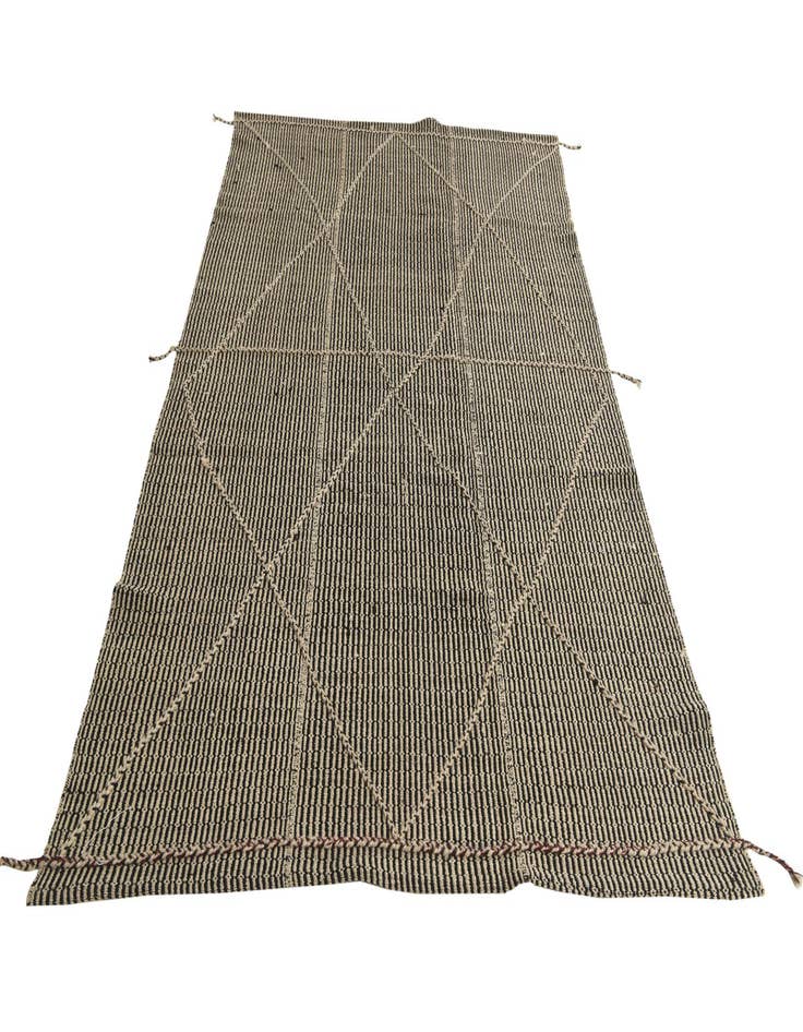 Detail image of  5' 9 x 9'  Hand Knotted Moroccan Wool Rug