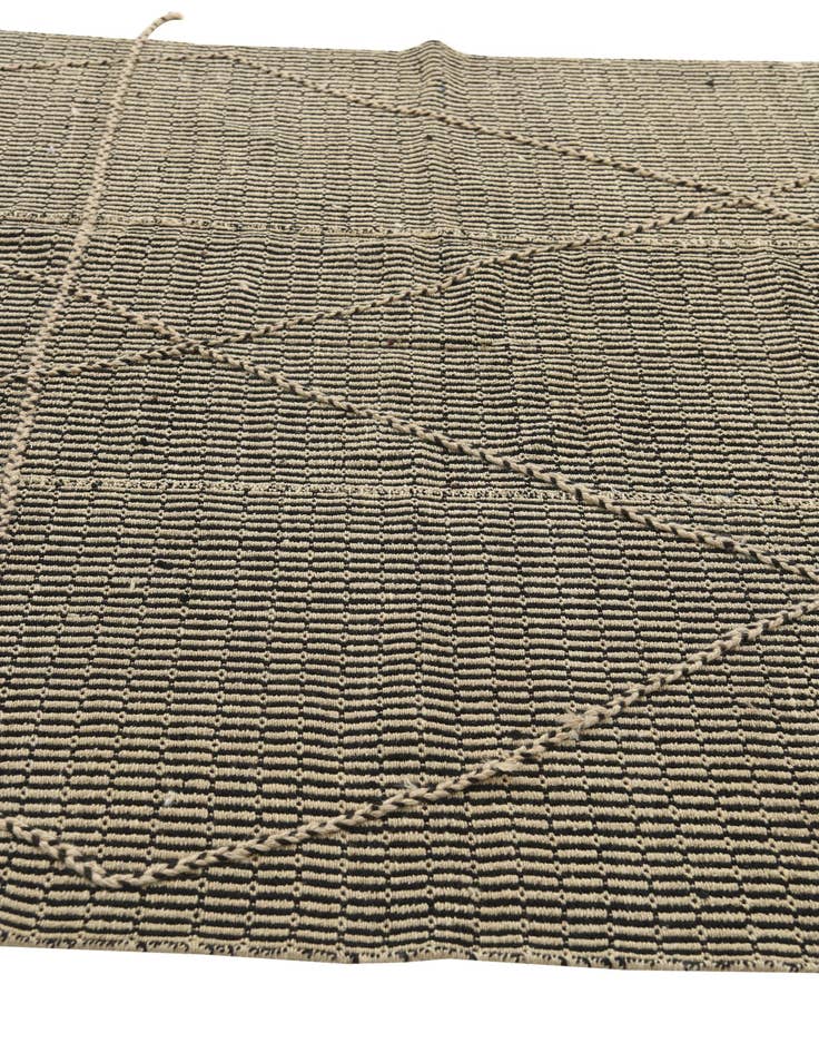 Detail image of  5' 9 x 9'  Hand Knotted Moroccan Wool Rug