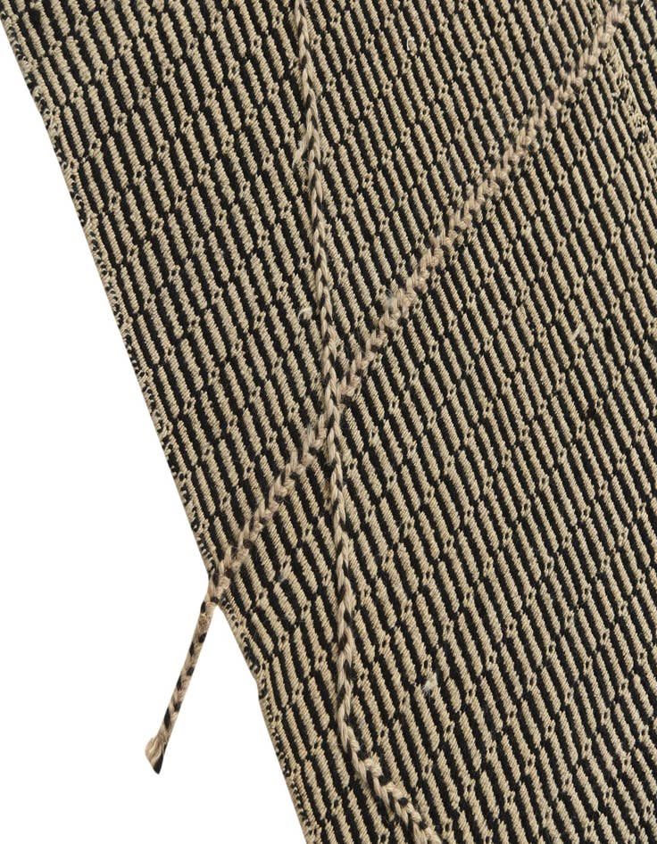 Detail image of  5' 9 x 9'  Hand Knotted Moroccan Wool Rug