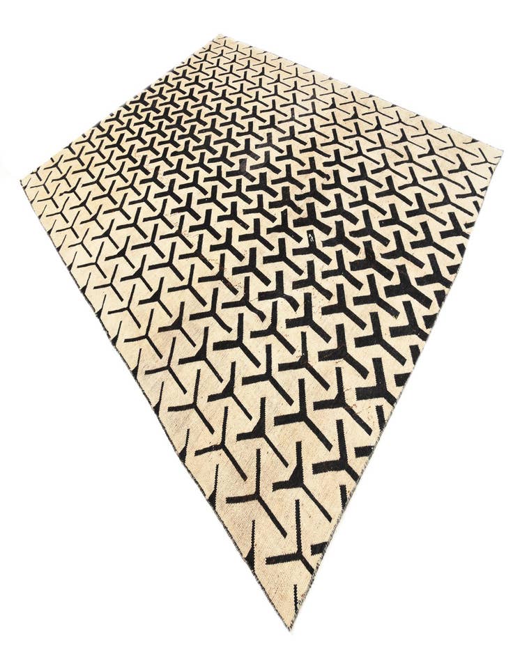 Detail image of  8' 10 x 11' 9  Hand Knotted Moroccan Wool Rug