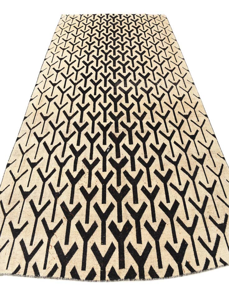 Detail image of  8' 10 x 11' 9  Hand Knotted Moroccan Wool Rug