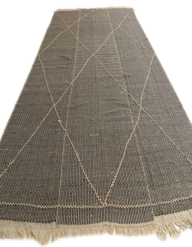 Detail image of  9' 7 x 14' 7  Hand Knotted Moroccan Wool Rug