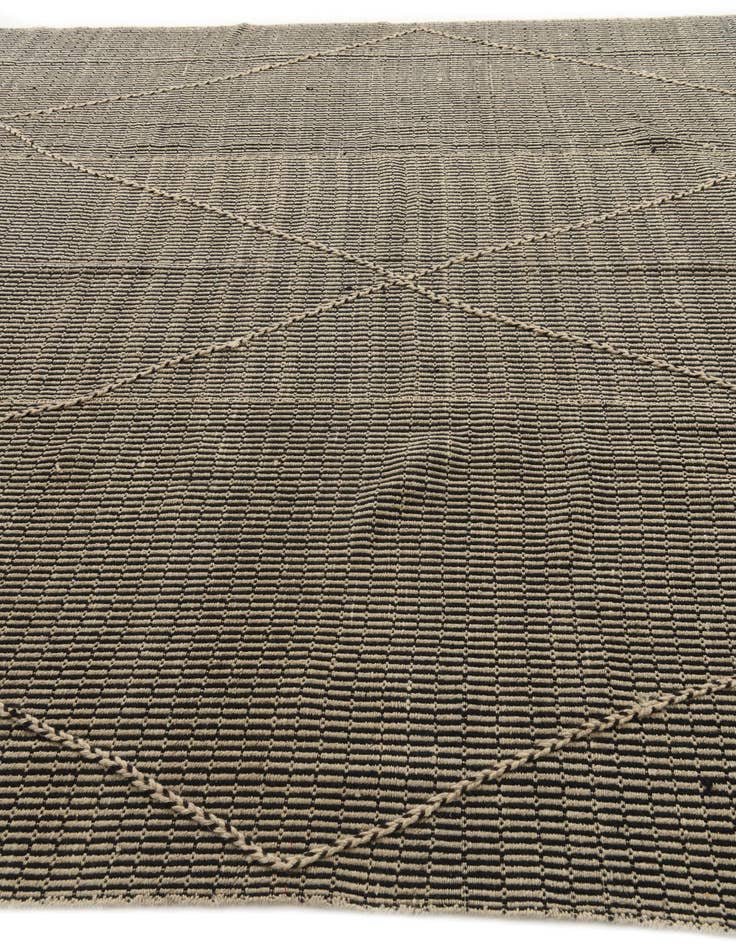 Detail image of  9' 7 x 14' 7  Hand Knotted Moroccan Wool Rug