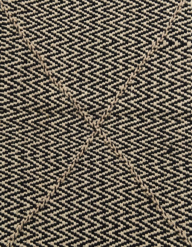 Detail image of  8' 9 x 12' 4  Hand Knotted Moroccan Wool Rug