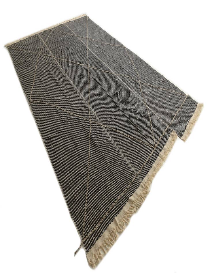 Detail image of  9' 5 x 14' 5  Hand Knotted Moroccan Wool Rug