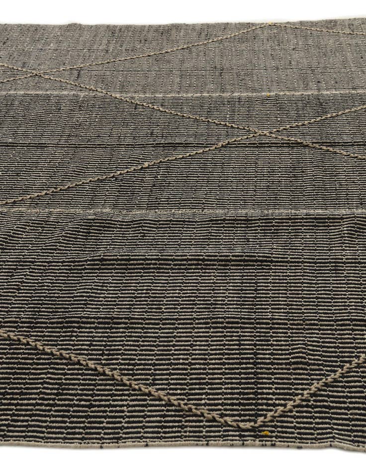 Detail image of  9' 5 x 14' 5  Hand Knotted Moroccan Wool Rug