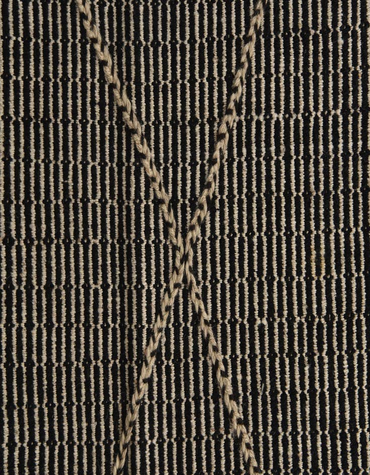 Detail image of  9' 5 x 14' 5  Hand Knotted Moroccan Wool Rug