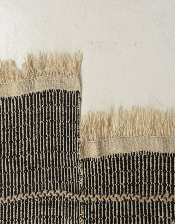 Detail image of  9' 5 x 14' 5  Hand Knotted Moroccan Wool Rug