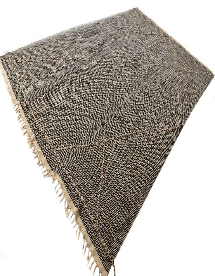 Detail image of  9' 3 x 14' 9  Hand Knotted Moroccan Wool Rug