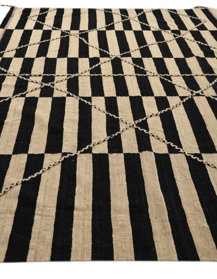 Detail image of  5' 10 x 10' 1  Hand Knotted Moroccan Wool Rug