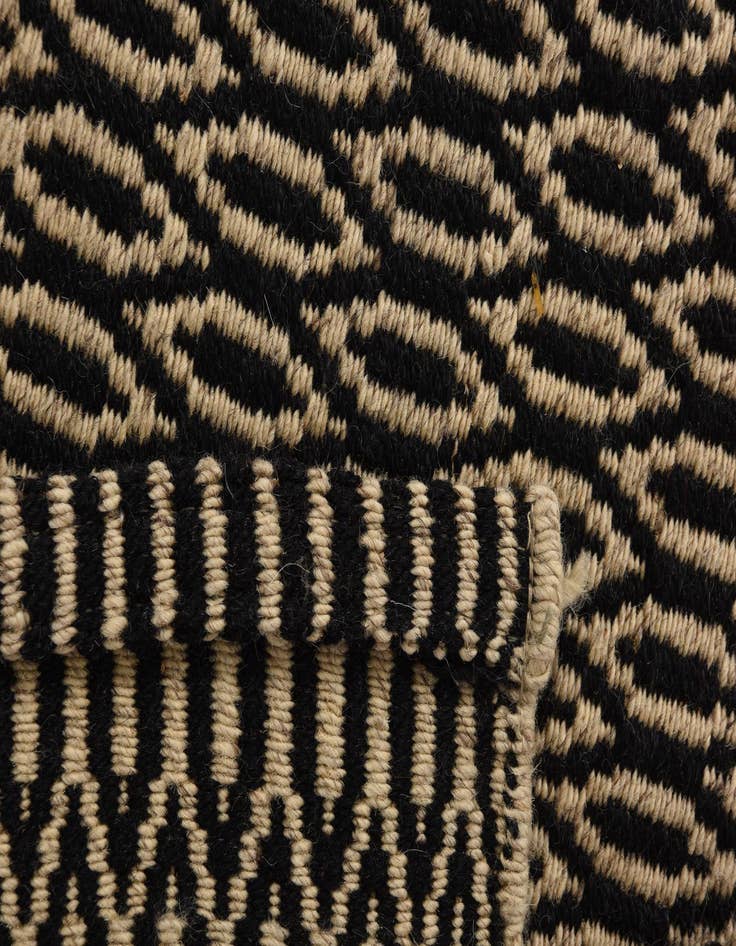 Detail image of  9' 7 x 14' 3  Hand Knotted Moroccan Wool Rug