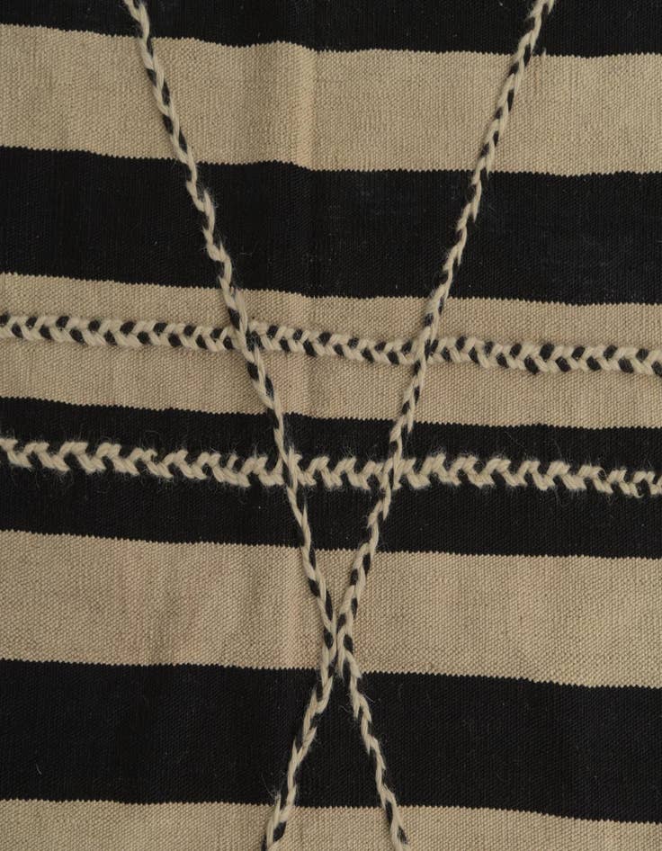 Detail image of  6' 8 x 9' 8  Hand Knotted Moroccan Wool Rug