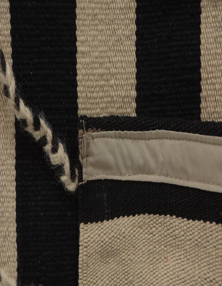 Detail image of  6' 8 x 9' 8  Hand Knotted Moroccan Wool Rug