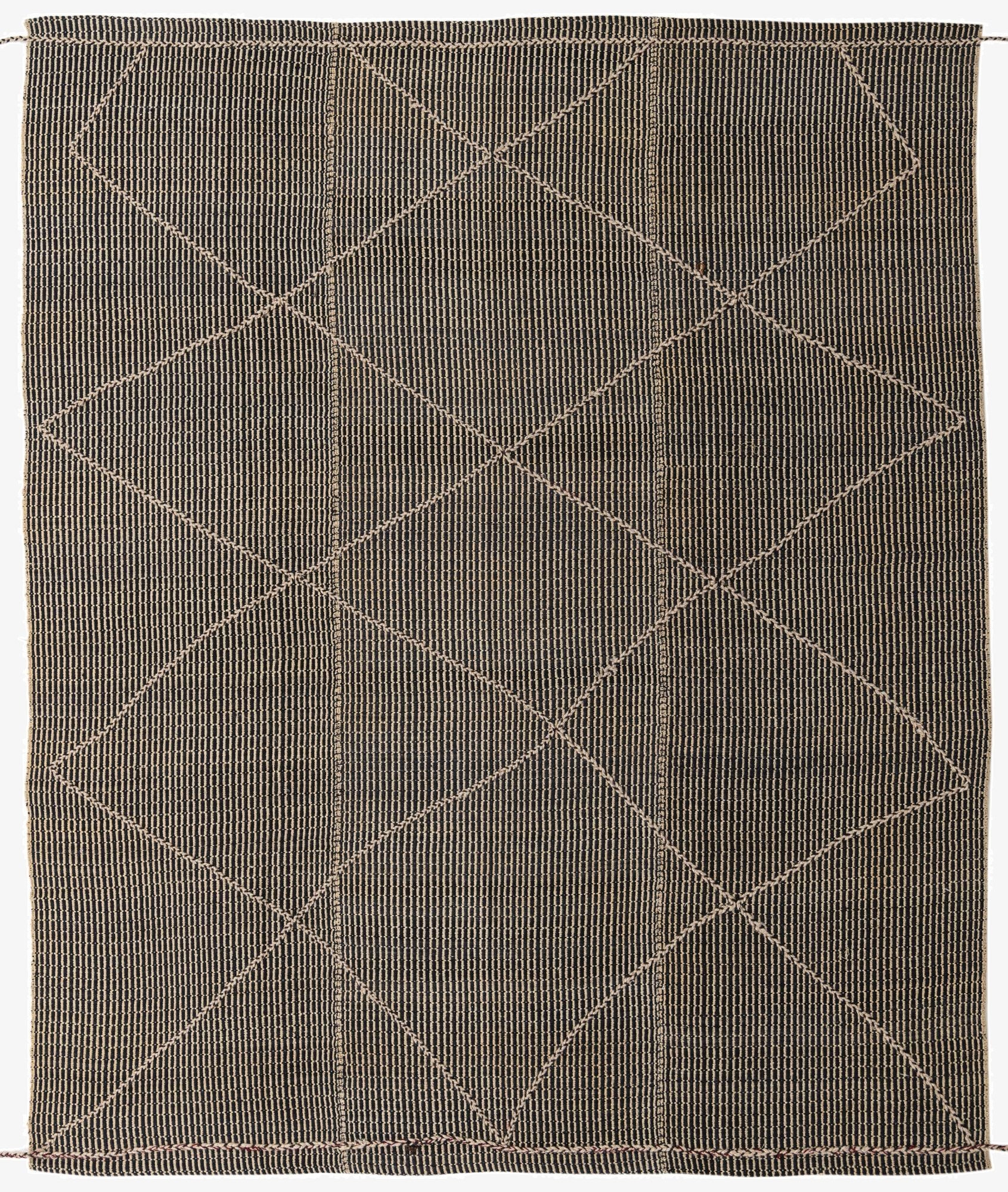 9' 1 x 10'  Hand Knotted Moroccan Wool Rug