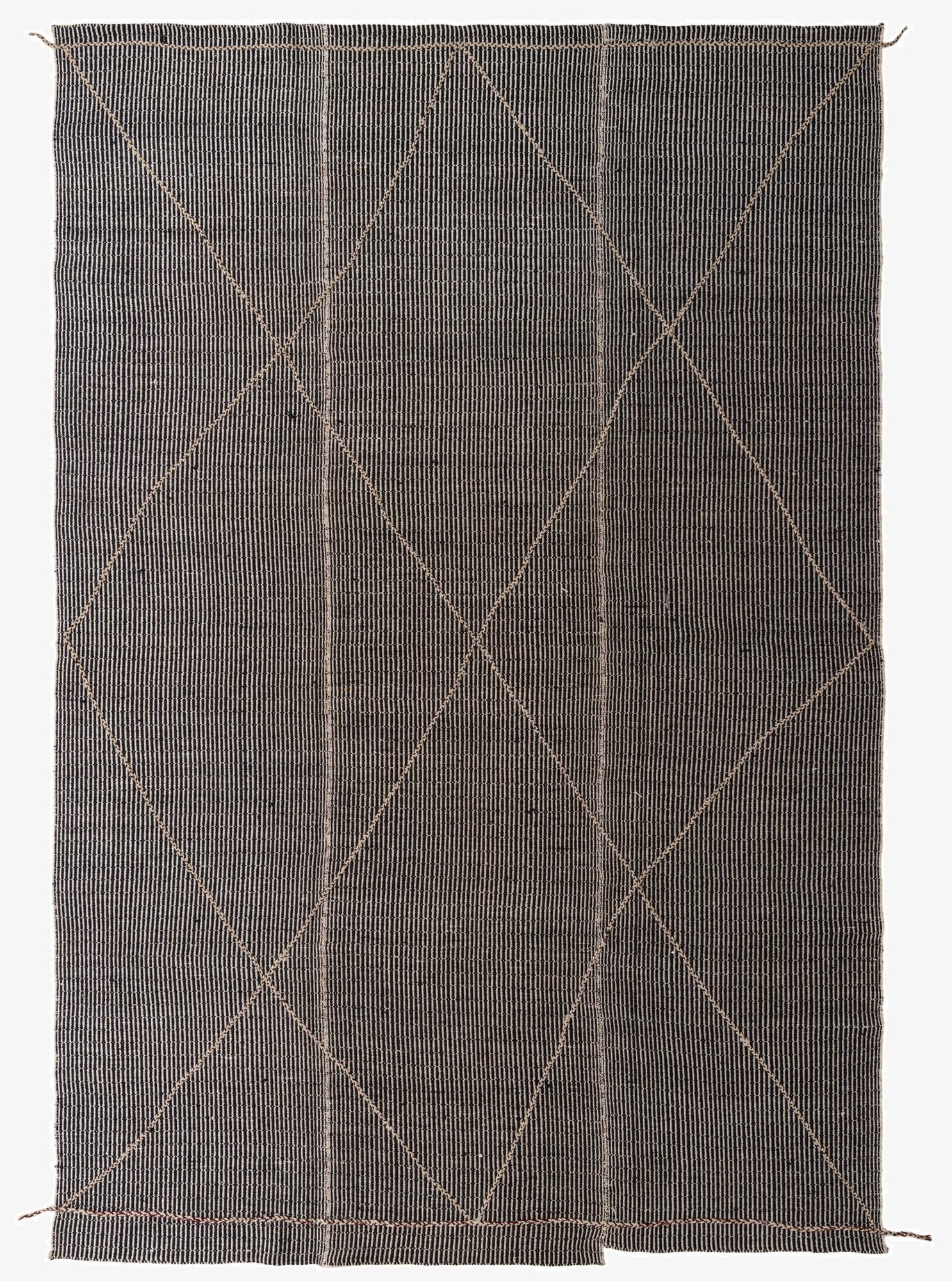  9' 7 x 14' 4  Hand Knotted Moroccan Wool Rug