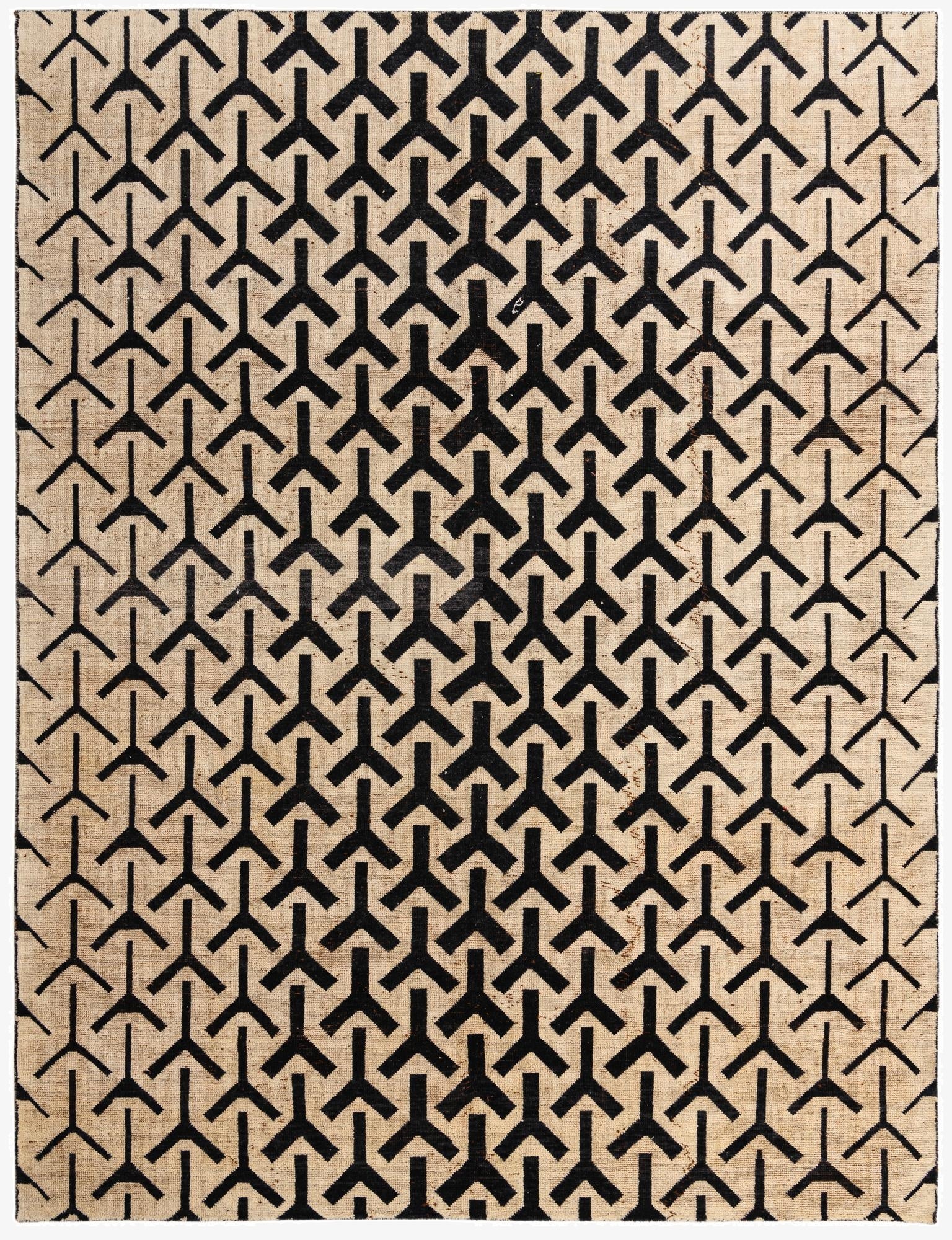  8' 10 x 11' 9  Hand Knotted Moroccan Wool Rug