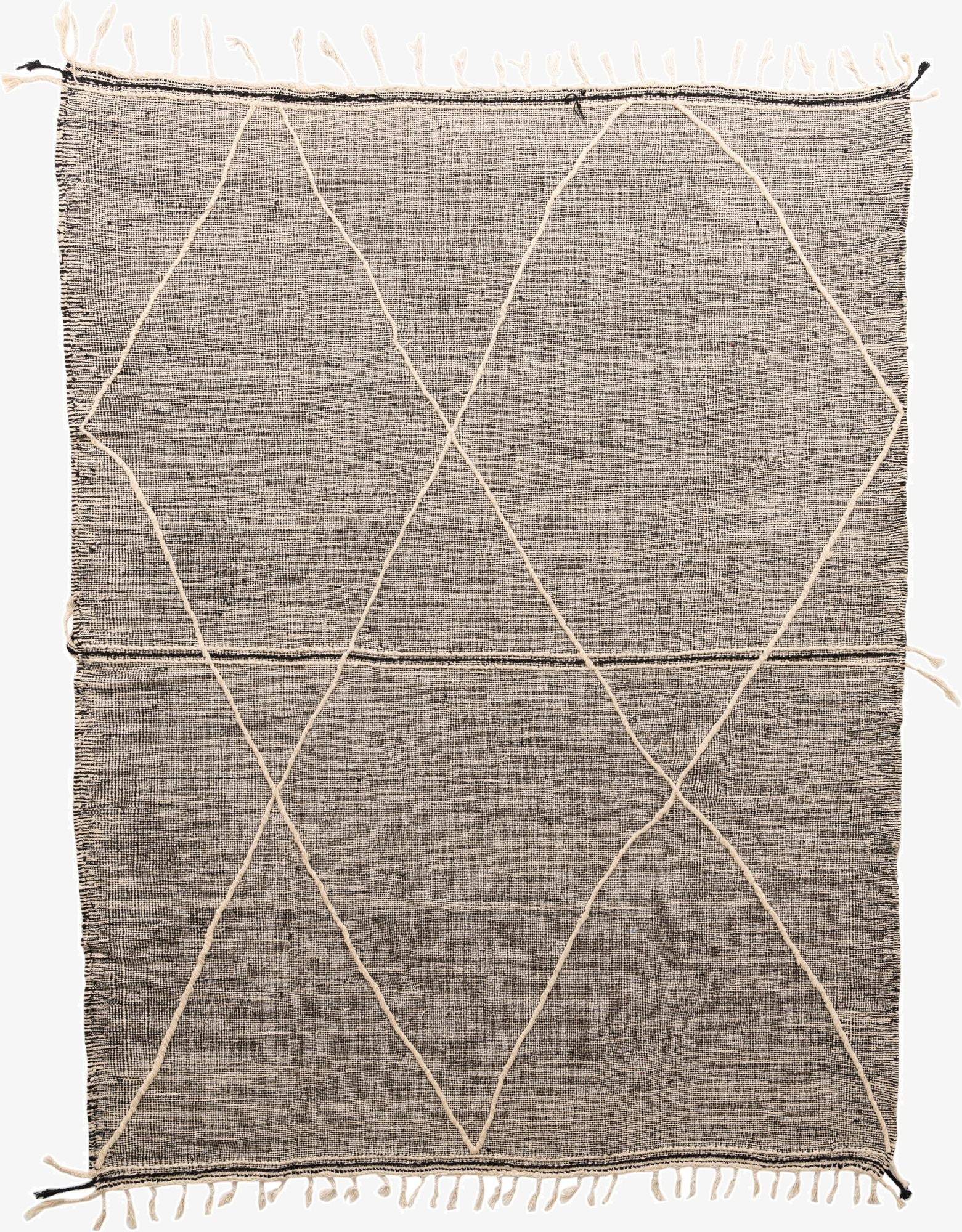  9' 9 x 13'  Hand Knotted Moroccan Wool Rug