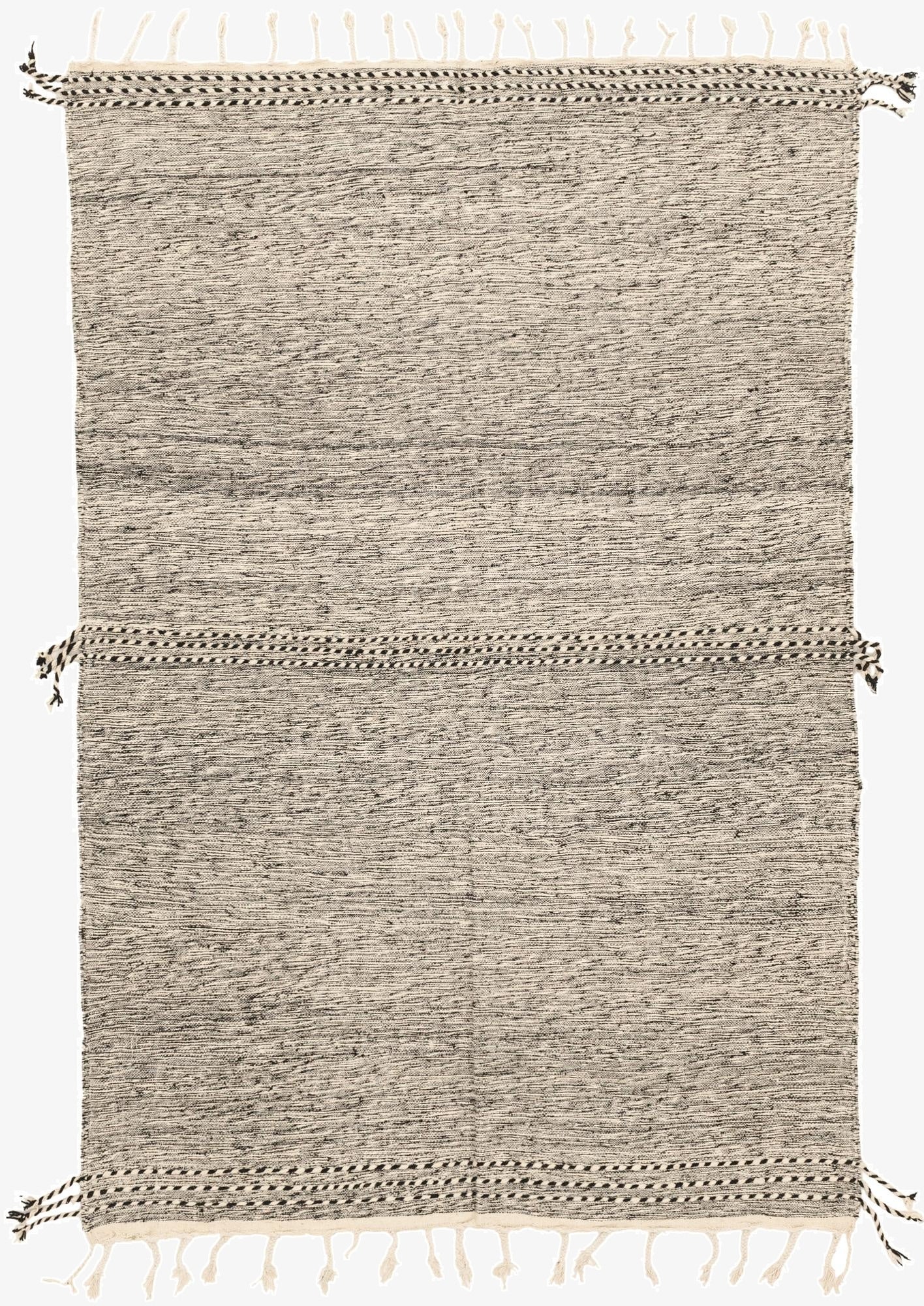  6' 4 x 9' 5  Hand Knotted Moroccan Wool Rug