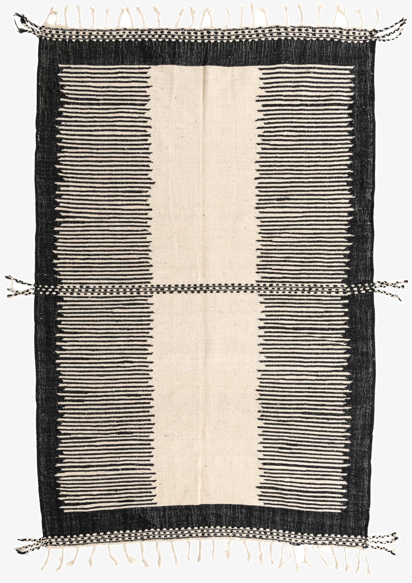  7' x 10' 5  Hand Knotted Moroccan Wool Rug