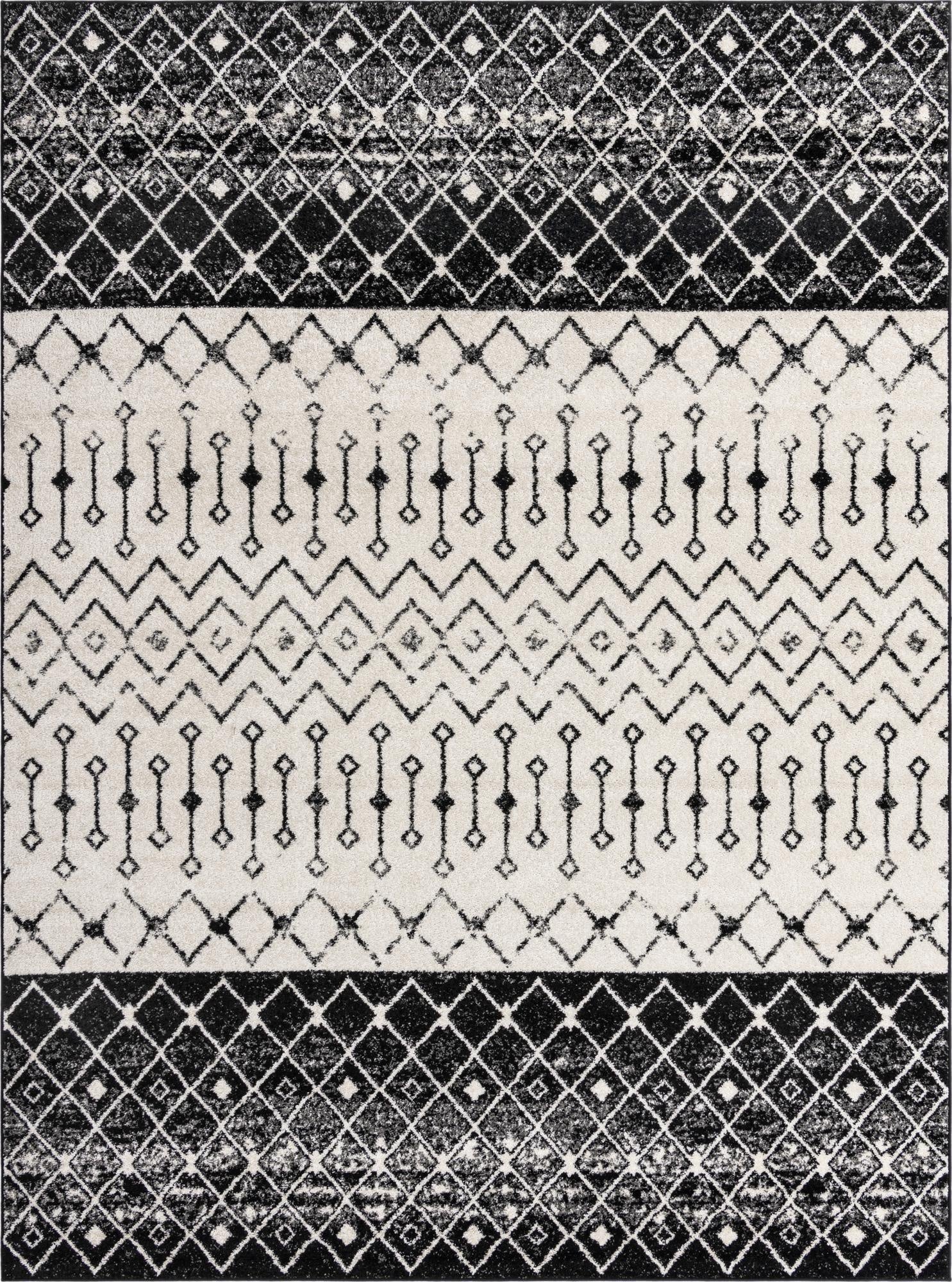  9' x 12' Moroccan Trellis Rug