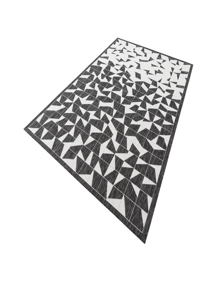 Detail image of  6' x 9'  Washable Modern Indoor / Outdoor Rug