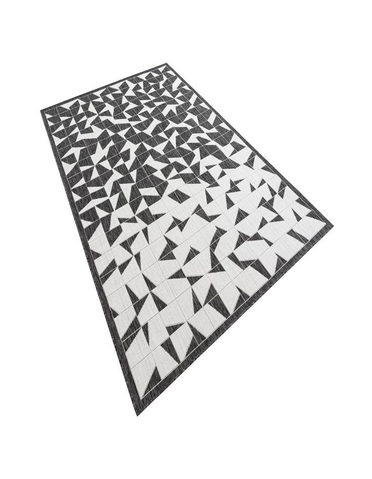 Detail image of  6' x 9'  Washable Modern Indoor / Outdoor Rug