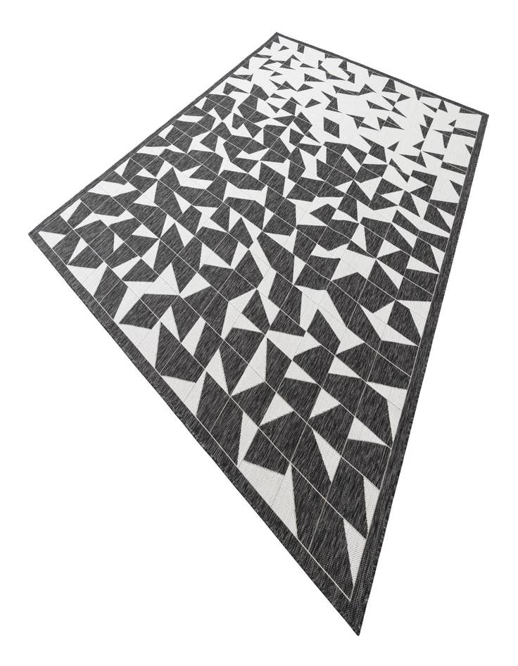 Detail image of  9' x 12'  Washable Modern Indoor / Outdoor Rug
