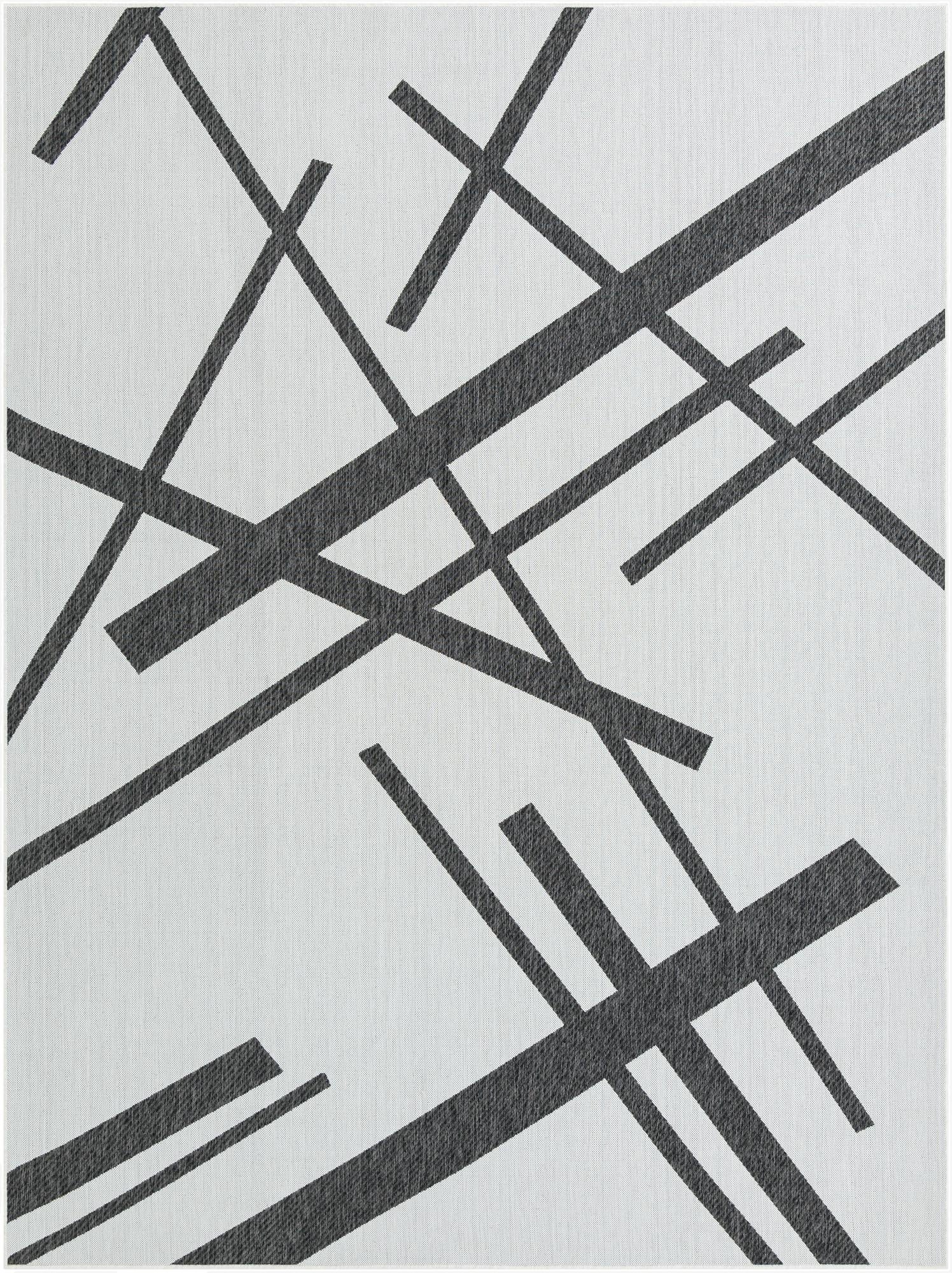  9' x 12'  Washable Modern Indoor / Outdoor Rug