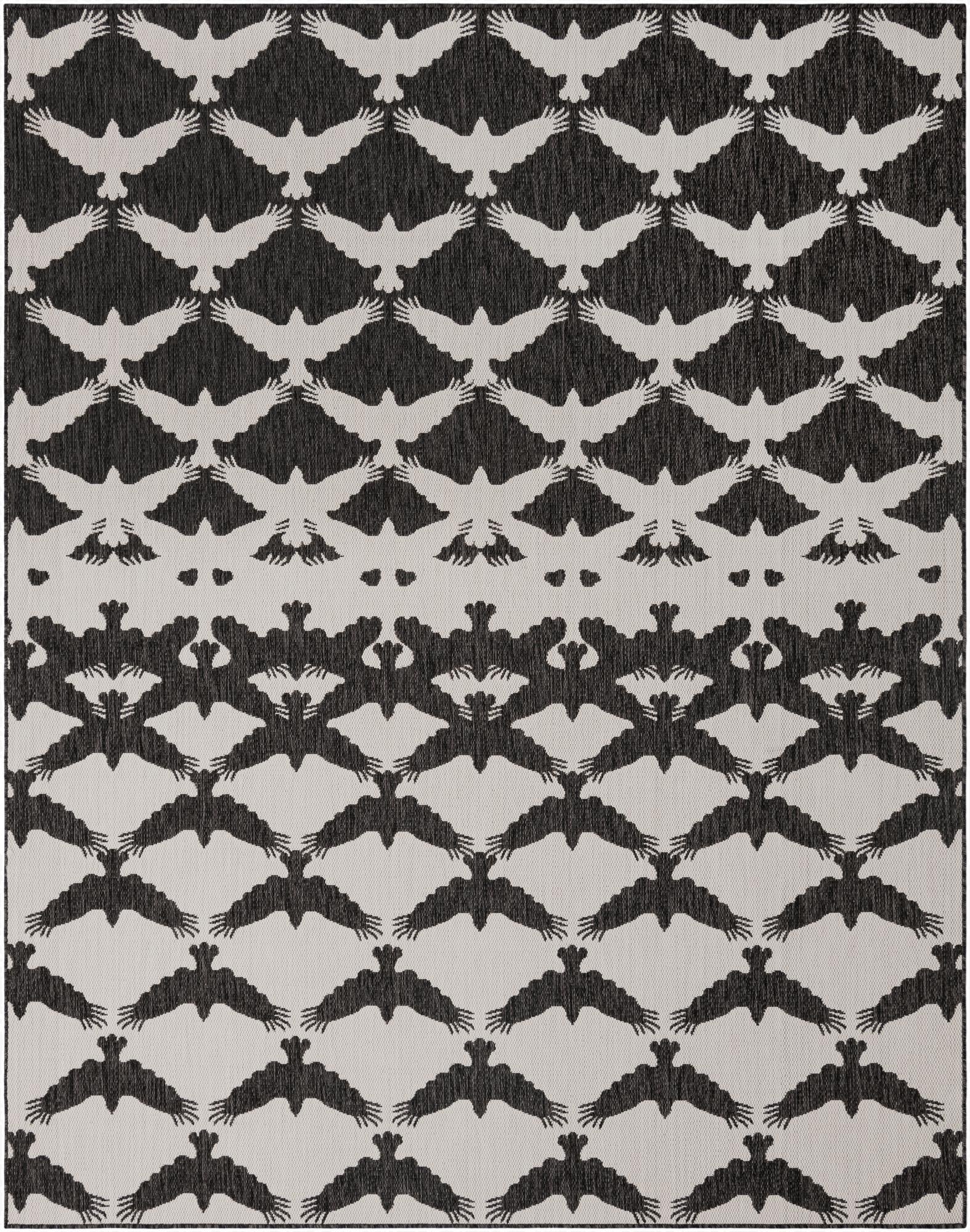  7' 10 x 10'  Washable Modern Indoor / Outdoor Rug