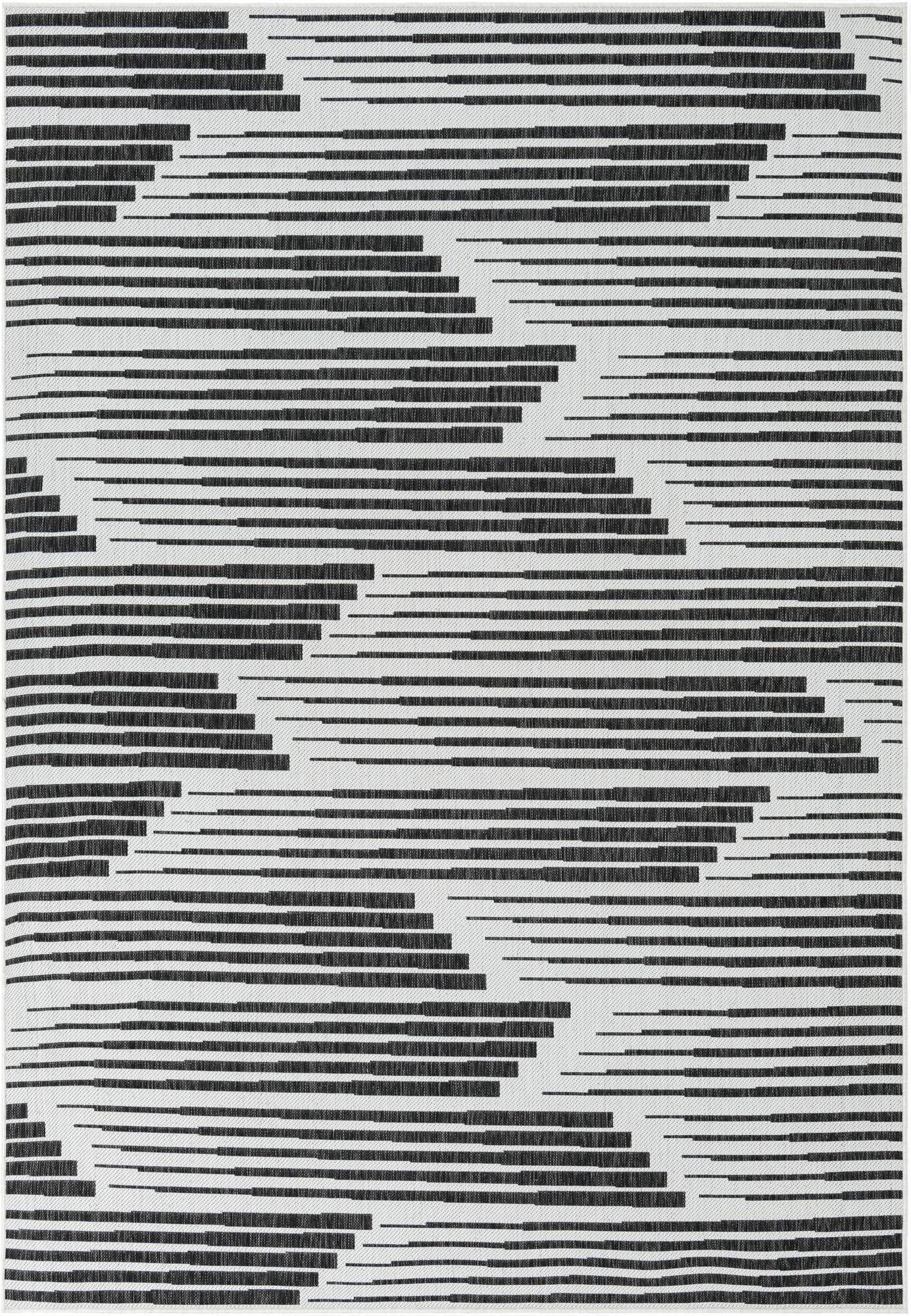  7' x 10'  Washable Modern Indoor / Outdoor Rug