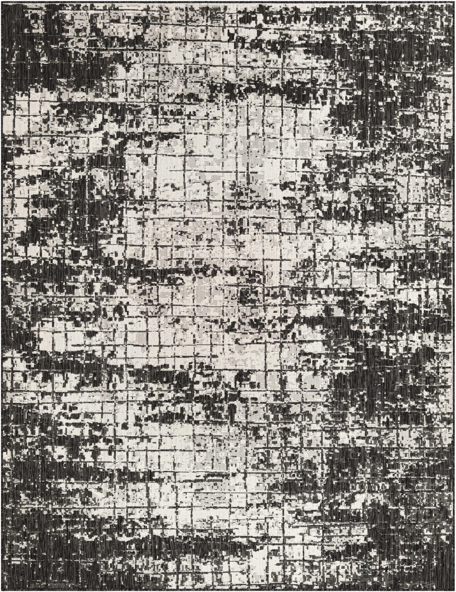  7' 10 x 10'  Washable Modern Indoor / Outdoor Rug