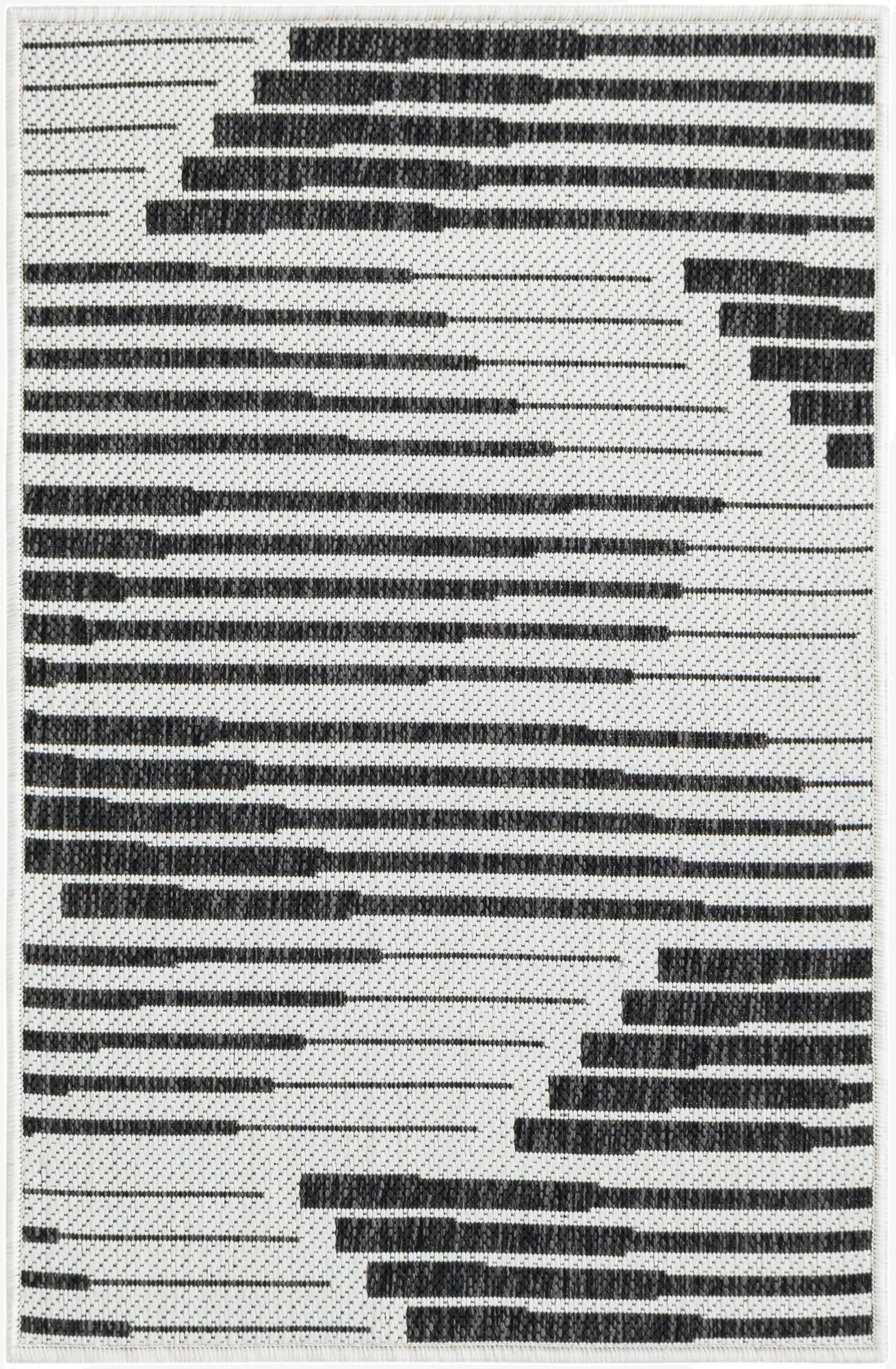  2' x 3'  Washable Modern Indoor / Outdoor Rug