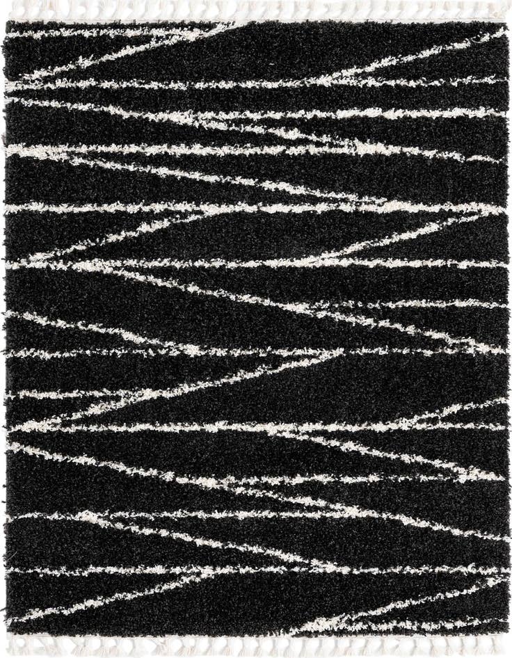 Detail image of  5' 3 x 8' Serenity Shag Rug