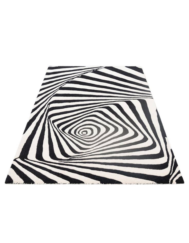 Detail image of 4' x 5' 10 Vortex Wool Rug