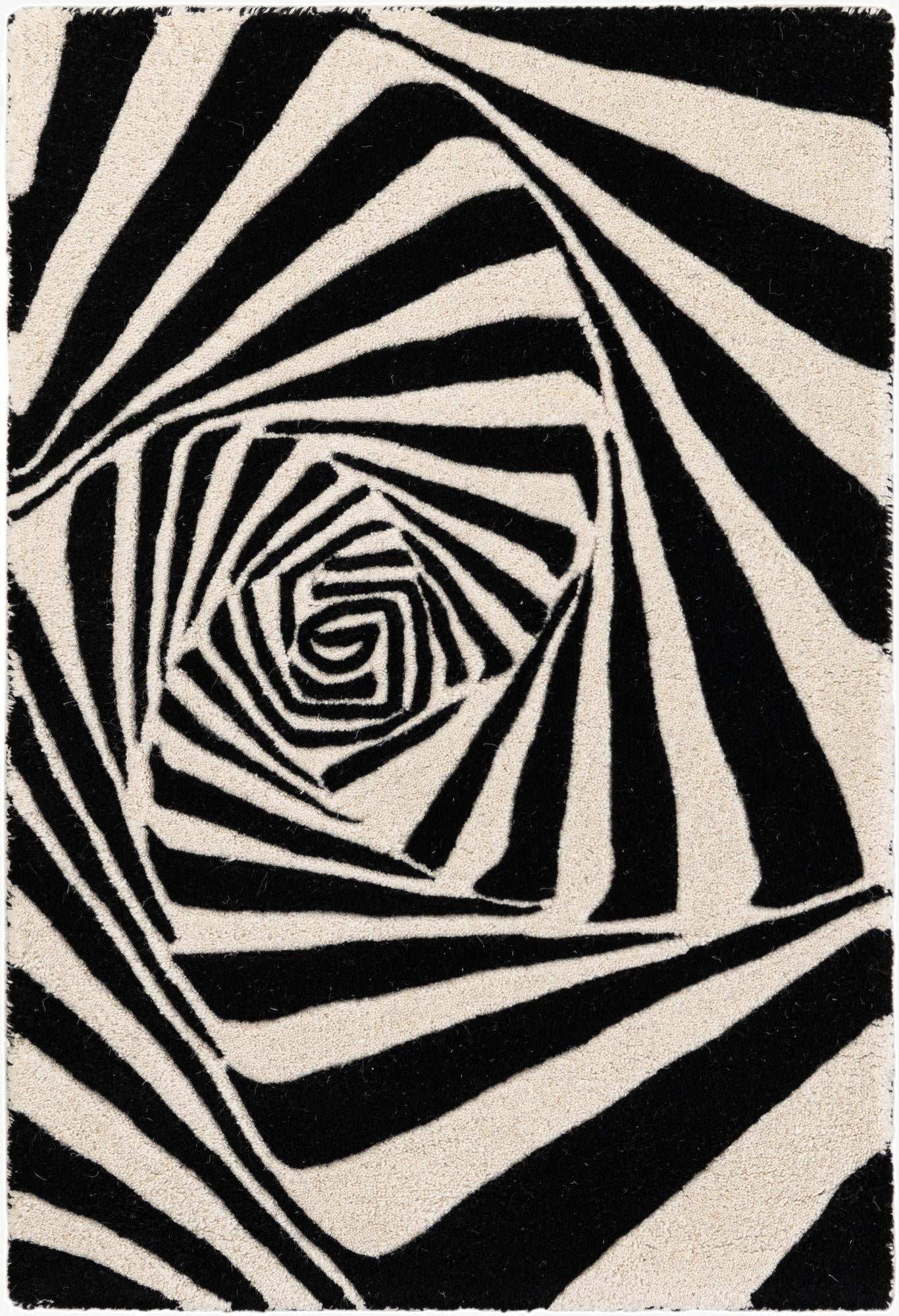  2' x 3' 1 Vortex Wool Rug