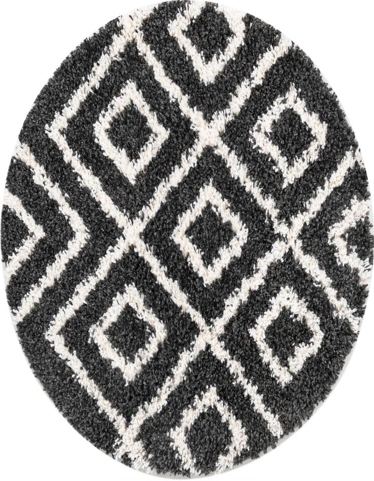 Detail image of  3' 3 x 3' 3 Athena Shag Round Rug
