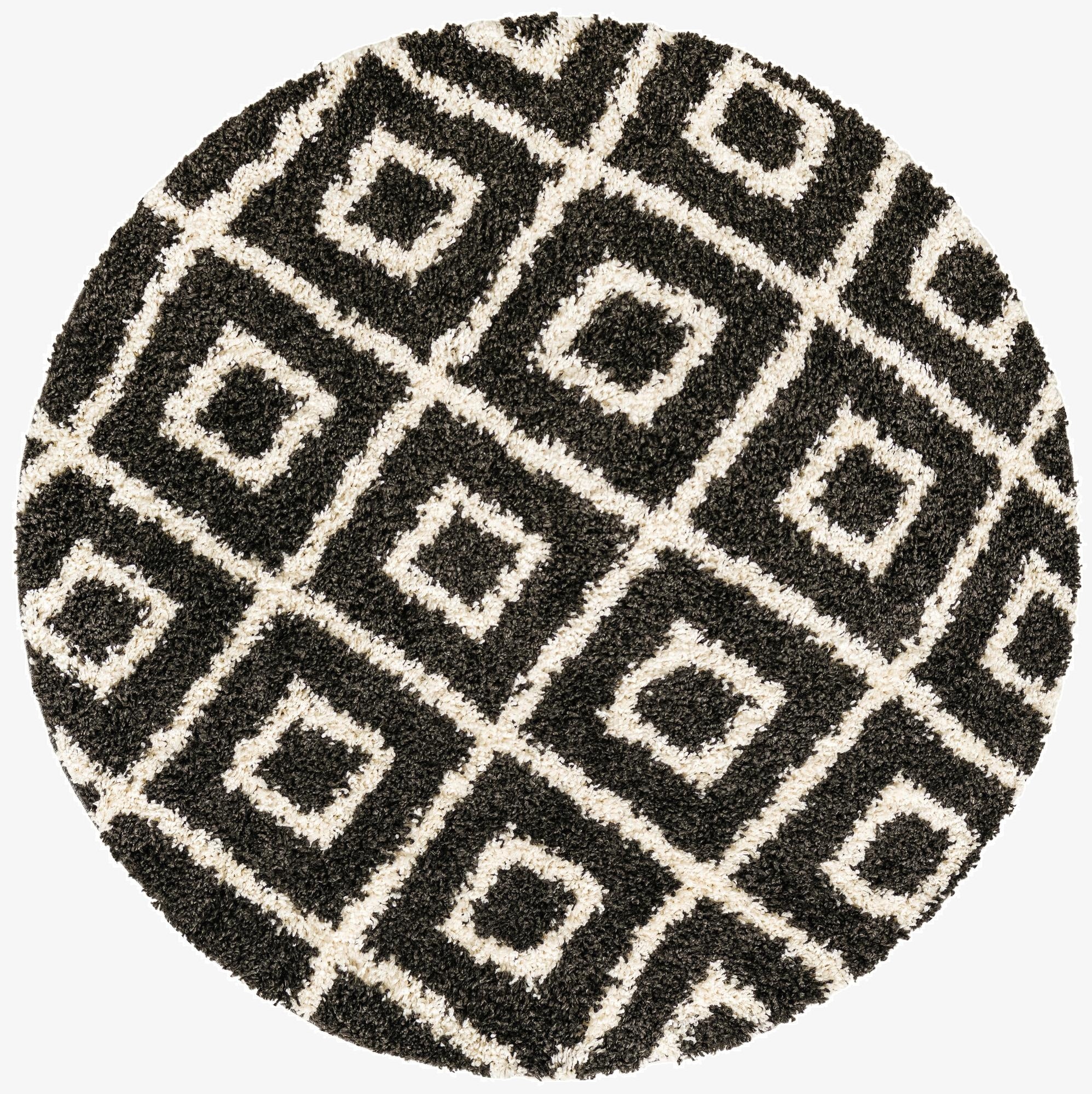  5' 3 x 5' 3 Athena Shag Round Rug