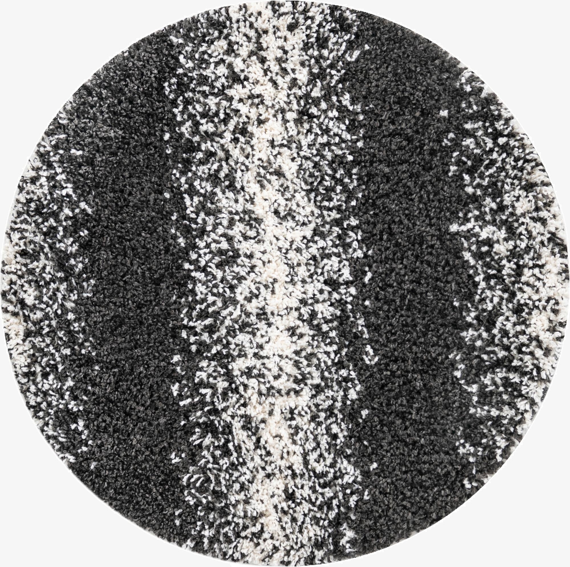  3' 3 x 3' 3 Athena Shag Round Rug