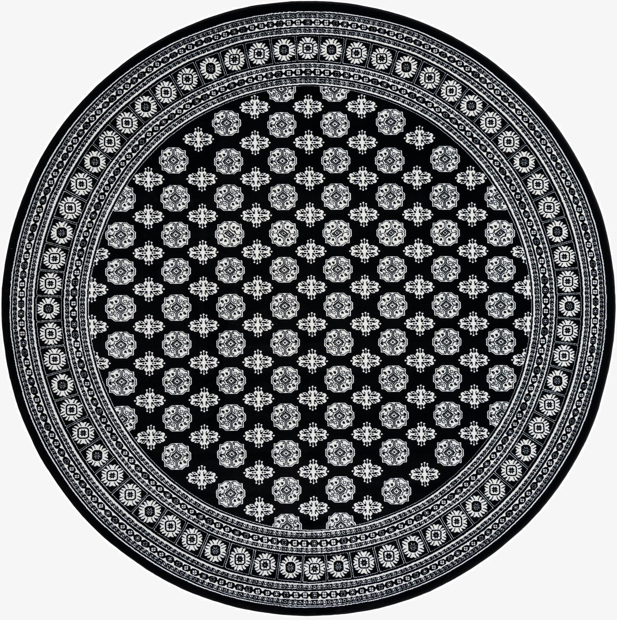  10' x 10' Bokhara Round Rug