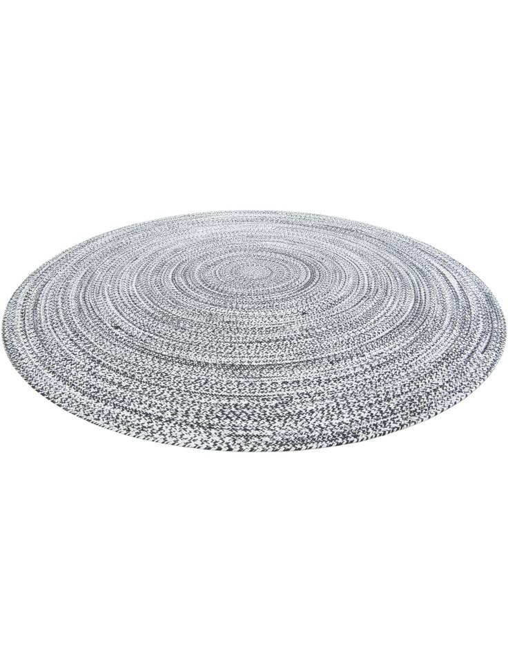 Detail image of  7' 10 x 7' 10  Hand Woven Eco Verse   Washable Indoor / Outdoor Round Rug