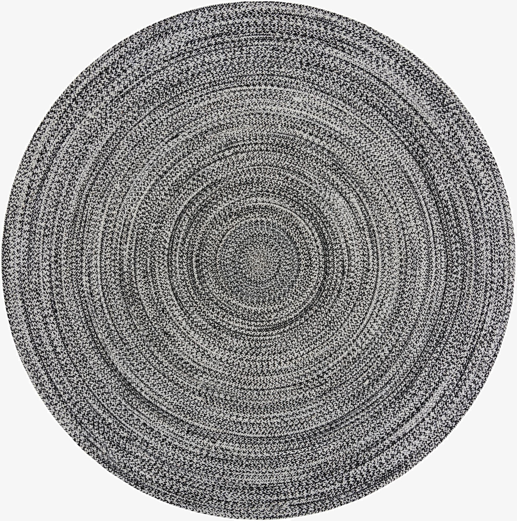  7' 10 x 7' 10  Hand Woven Eco Verse   Washable Indoor / Outdoor Round Rug
