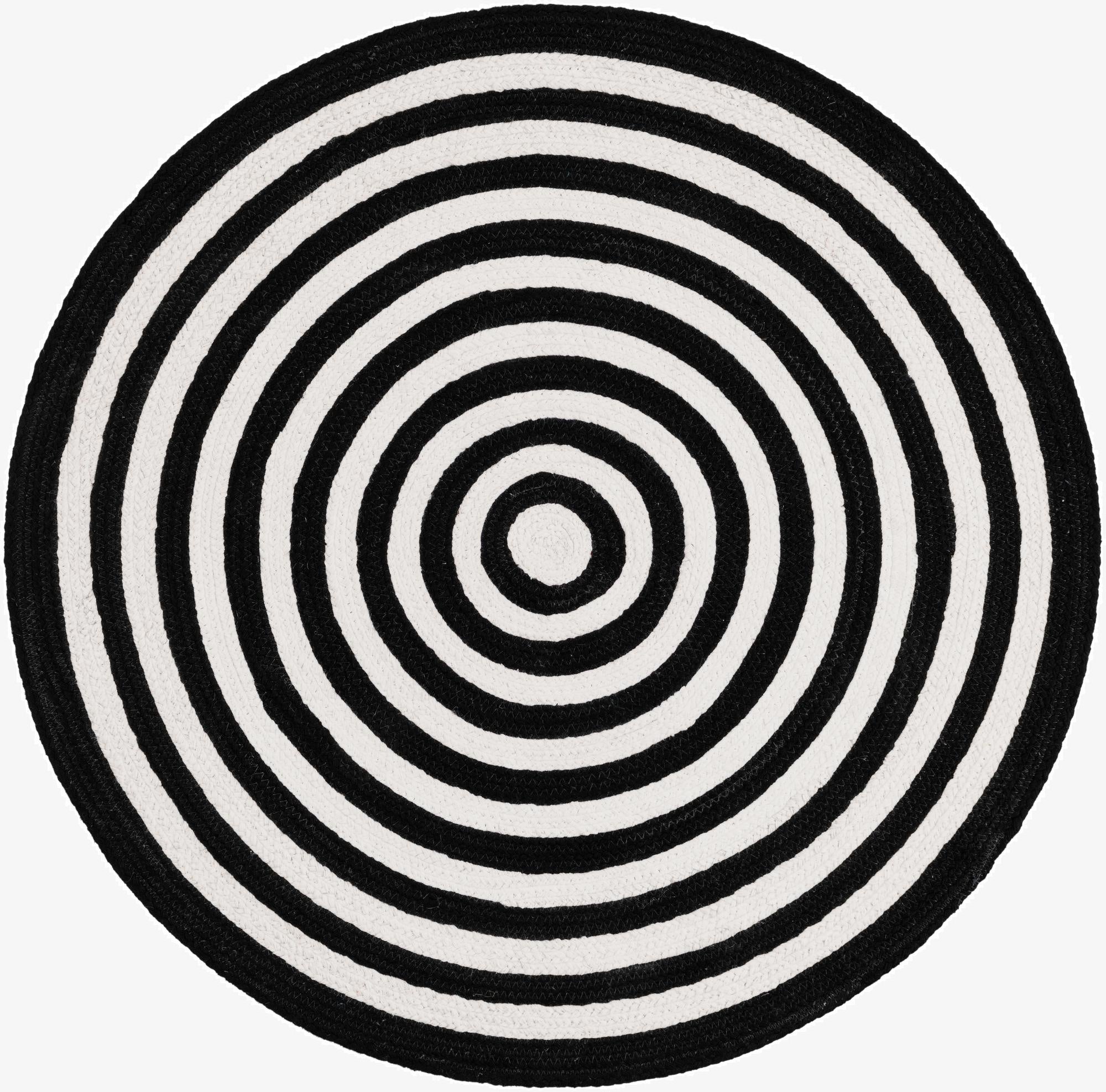  3' 3 x 3' 3  Hand Woven Eco Verse   Washable Indoor / Outdoor Round Rug