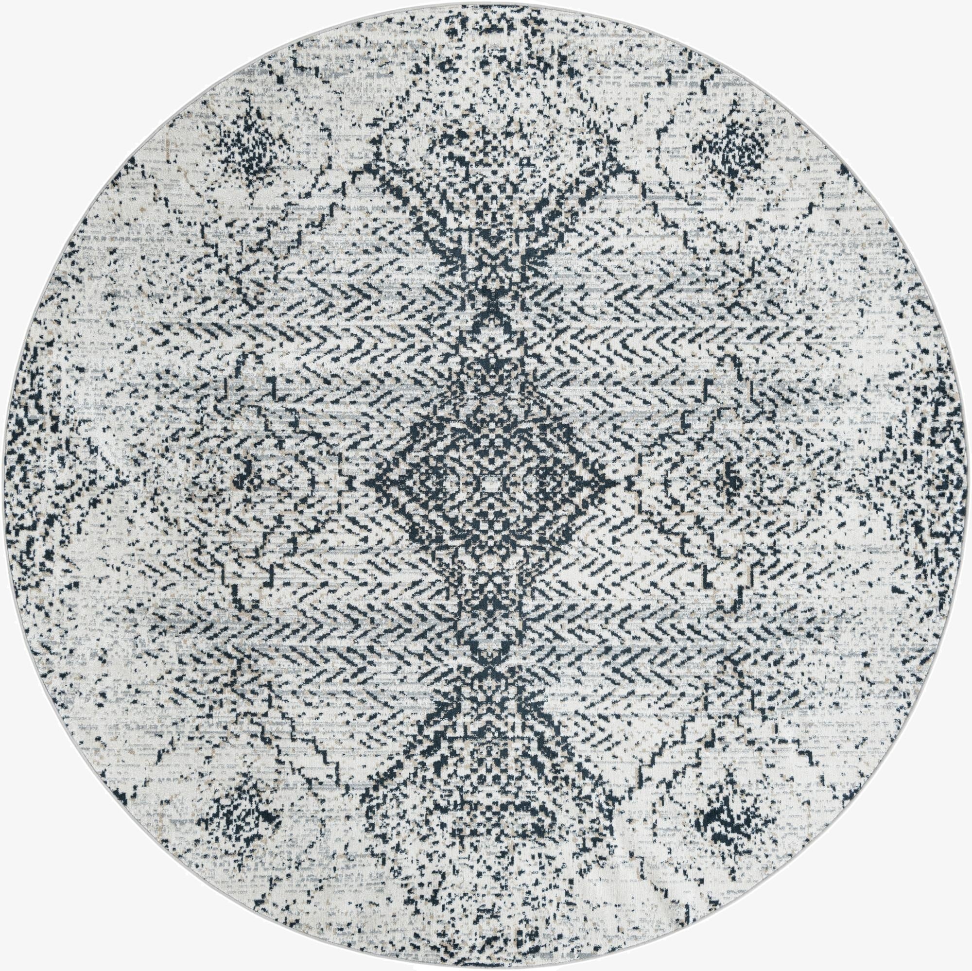  7' 10 x 7' 10 Kamala Washable Round Rug