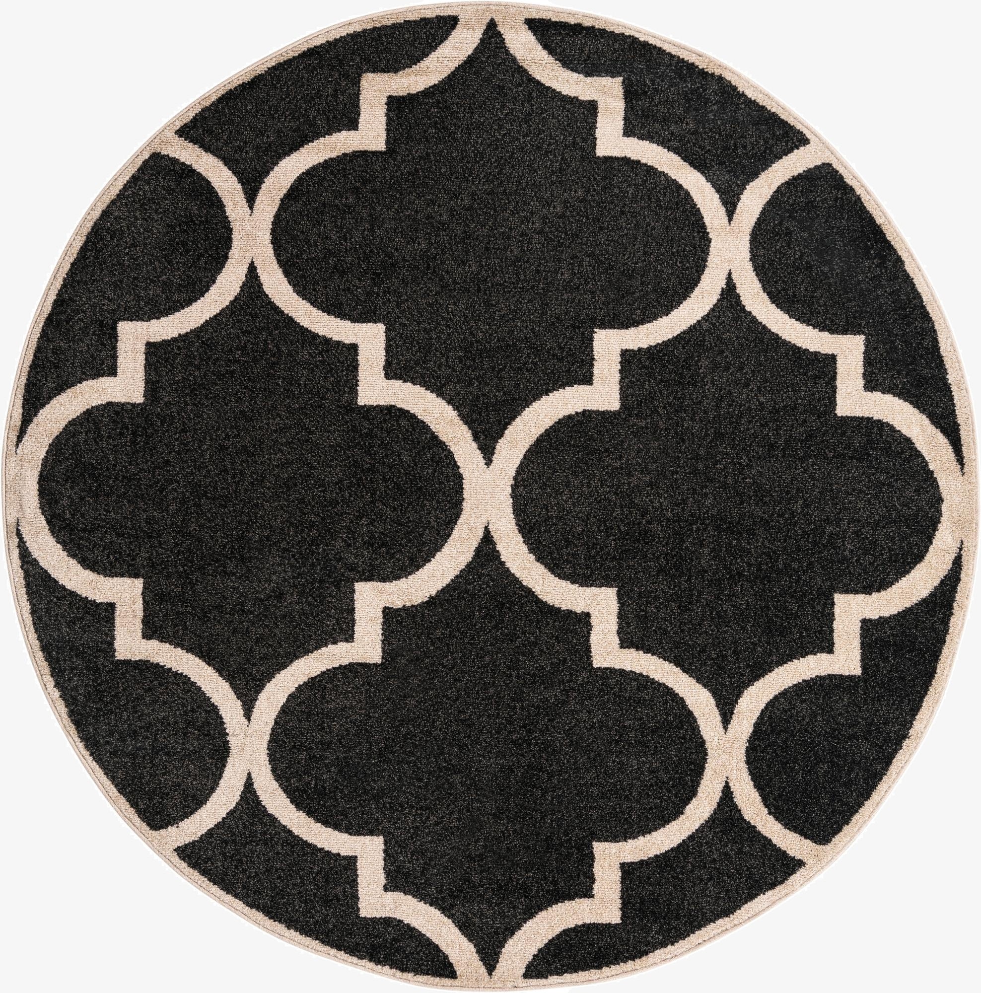  6' x 6' Lattice Round Rug