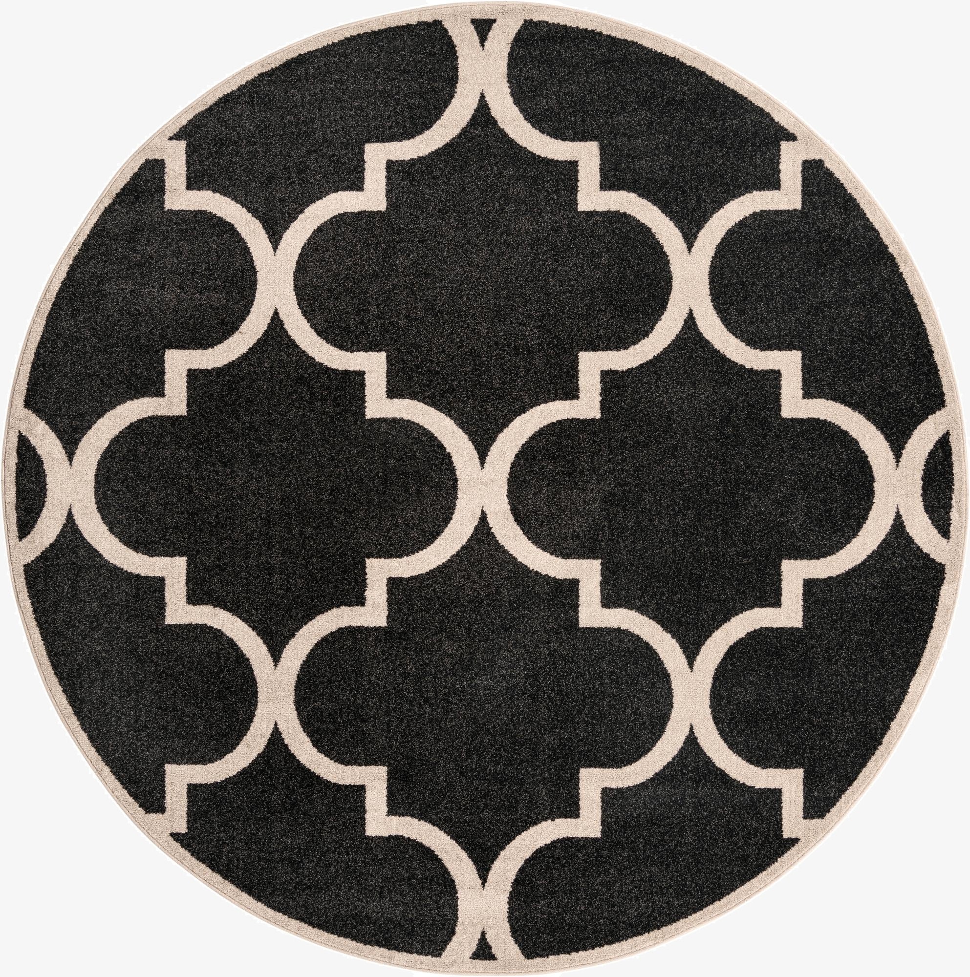  8' x 8' Lattice Round Rug